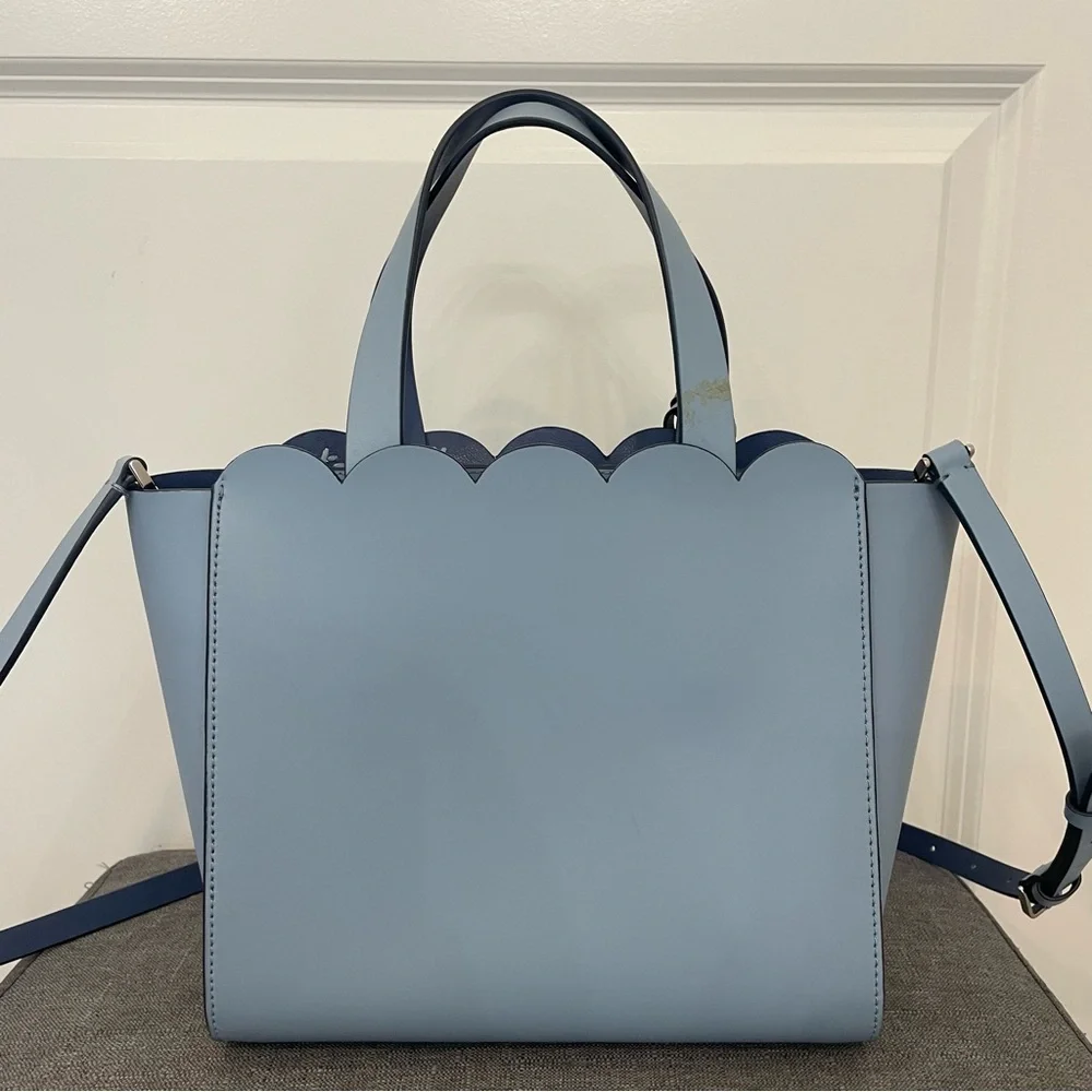 KATE SPADE Magnolia Street Mini Mina Eyelet Satchel - Pastel Blue - Picture 6 of 15